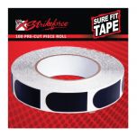 KR SURE FIT TAPE (500 PC ROLL) - BLACK 1"