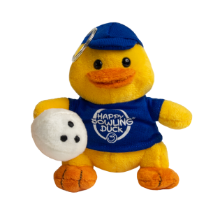 HAPPY BOWLING DUCK 15CM KEYCHAIN (EACH)