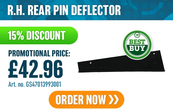 R.H. REAR PIN DEFLECTOR