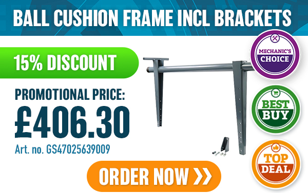 BALL CUSHION FRAME INCL BRACKETS