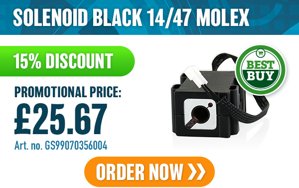 SOLENOID BLACK 14/47 MOLEX