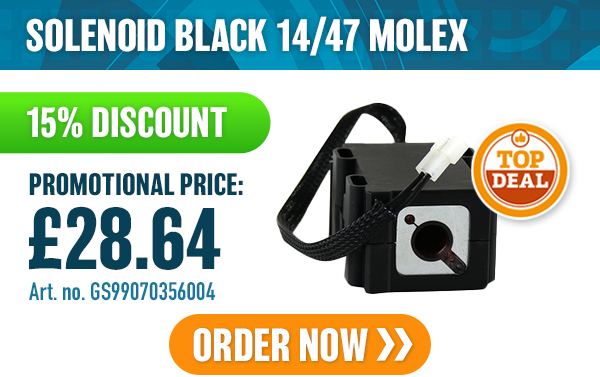 SOLENOID BLACK 14/47 MOLEX