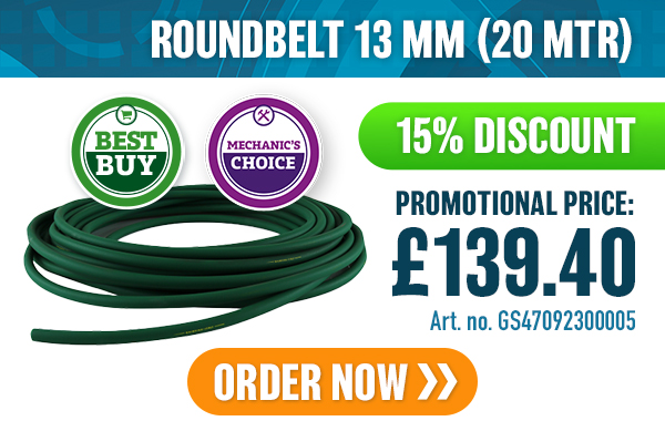 ROUNDBELT 13 MM (20MTR) ROUNDBELT 13 MM (20MTR)