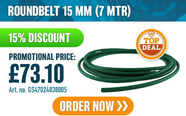 ROUNDBELT 15MM X 7MTR ROUNDBELT 15MM X 7MTR