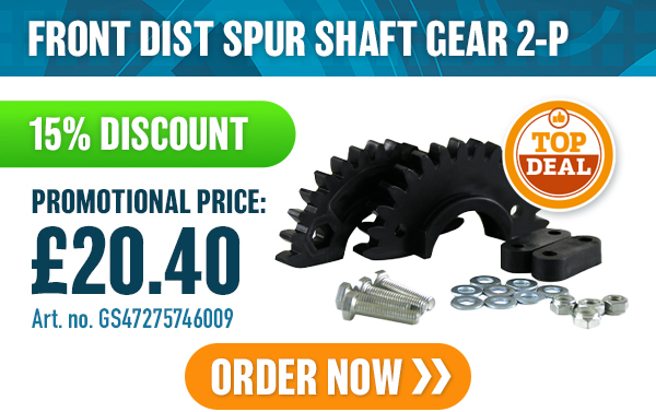 FRONT DIST SPUR SHAFT GEAR 2-P FRONT DIST SPUR SHAFT GEAR 2-P